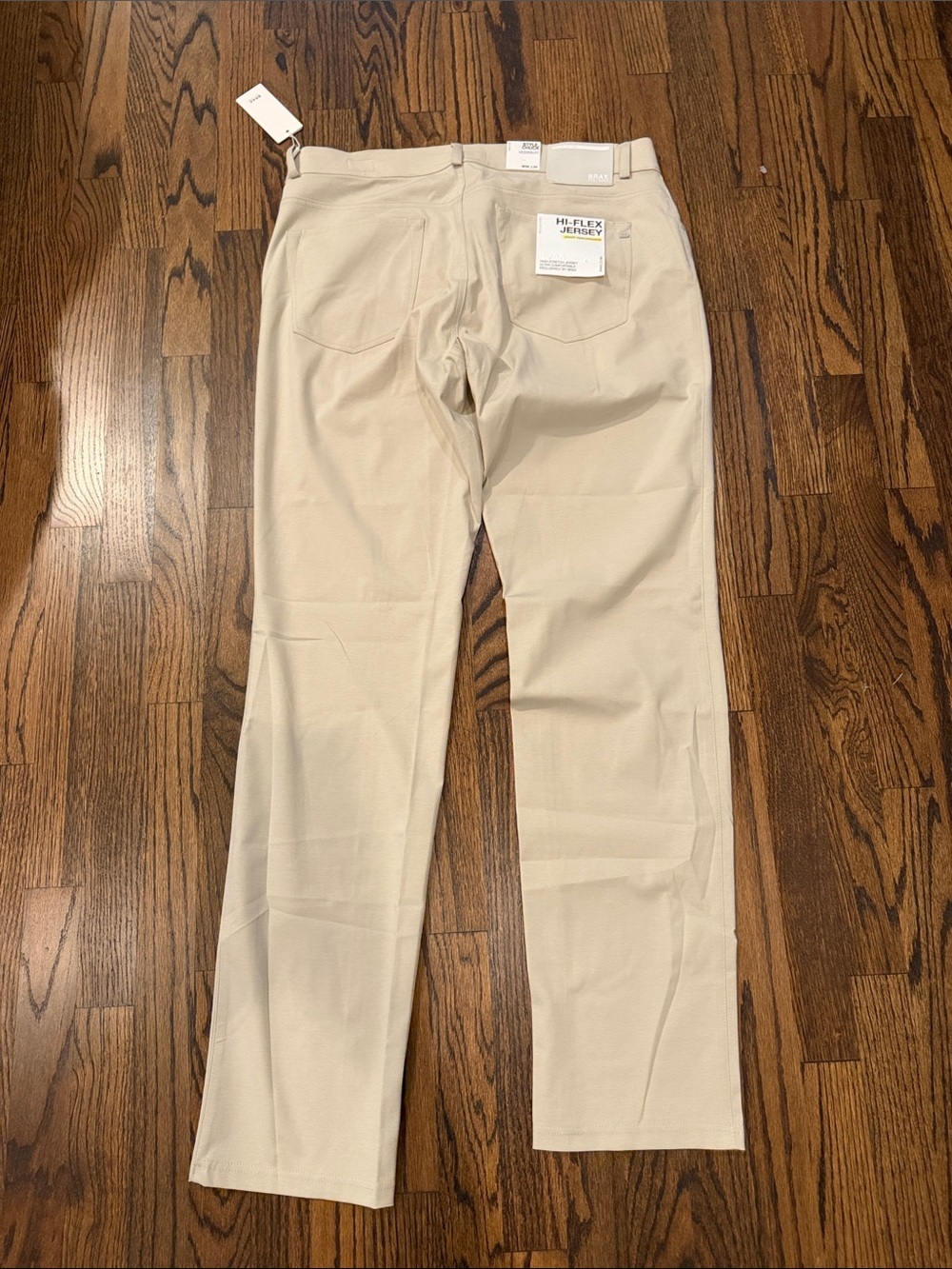 NWT Brax Hi-Flex Jersey Men's Pants in Beige - Picture 5 of 5